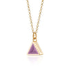 Wholesale Unisex Geometric Titanium Steel Necklace With Vacuum Gold Plated 18K Color Preservation