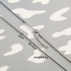 Wholesale Unisex Gold Electroplated Ushaped Stainless Steel Snake Bone Chain Necklace