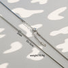 Wholesale Unisex Gold Electroplated Ushaped Stainless Steel Snake Bone Chain Necklace