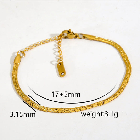 Wholesale Unisex Gold Plated Stainless Steel Anklet With Small Round Beads Luxury Jewelry