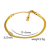 Wholesale Unisex Gold Plated Stainless Steel Anklet With Small Round Beads Luxury Jewelry