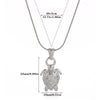 Wholesale Unisex Gold Plated Stainless Steel Rope Chain Necklace With Diamond Turtle Pendant Marine Series High End Jewelry