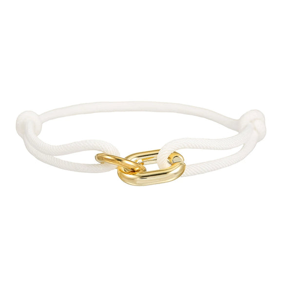 Wholesale Unisex Handmade Geometric Rope Ccb Milanese Adjustable Bracelet Jewelry