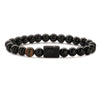 Wholesale Unisex Handmade Twelve Constellation Agate Elastic Bracelet