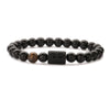 Wholesale Unisex Handmade Twelve Constellation Agate Elastic Bracelet