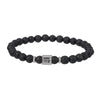 Wholesale Unisex Handmade Volcanic Rock Geometric Twelve Constellation Energy Beaded Bracelet