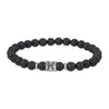 Wholesale Unisex Handmade Volcanic Rock Geometric Twelve Constellation Energy Beaded Bracelet