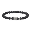 Wholesale Unisex Handmade Volcanic Rock Geometric Twelve Constellation Energy Beaded Bracelet
