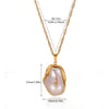 Wholesale Unisex Heartshaped Gold Electroplated Stainless Steel Pendant Necklace With Cross Chain