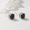 Wholesale Unisex Hiphop Round Tassel Inlaid Zircon Fourclaw Earrings Copper Material Set With Gems