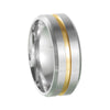 Wholesale Unisex Jewelry Geometric Stainless Steel Ring Electroplating
