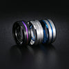 Wholesale Unisex Jewelry Geometric Stainless Steel Ring Electroplating