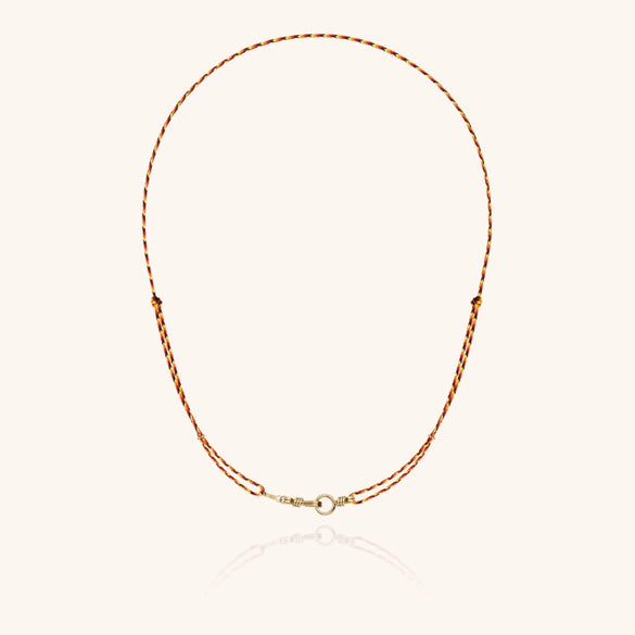 Wholesale Unisex Light Luxury Geometric Stainless Steel Electroplated Braided Rope Paperclip Clavicle Necklace