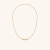 Wholesale Unisex Light Luxury Geometric Stainless Steel Electroplated Braided Rope Paperclip Clavicle Necklace