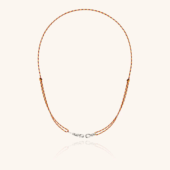 Wholesale Unisex Light Luxury Geometric Stainless Steel Electroplated Braided Rope Paperclip Clavicle Necklace