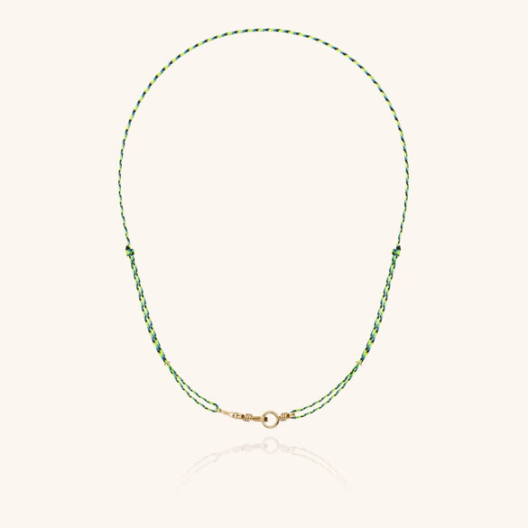 Wholesale Unisex Light Luxury Geometric Stainless Steel Electroplated Braided Rope Paperclip Clavicle Necklace