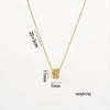 Wholesale Unisex Light Luxury Round Copper Zircon Real Gold Plated Cross Chain Pendant Necklace With Intertwined Love Knot Design