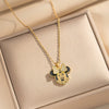 Wholesale Unisex Light Luxury Style Animals Zodiac Pattern Cartoon Anime Pendant Necklace Made Of Titanium Steel And Environmentally Friendly Copper With Gold Plated Processing