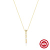 Wholesale Unisex Love Y Shaped Pearl Diamond Tassel Necklace And Earrings Set In 925 Sterling Silver With Electroplating
