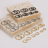 Wholesale Unisex Minimalist Geometric Circle Ear Buckle 18K Gold Vacuum Plated 304 Stainless Steel