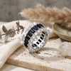Wholesale Unisex Minimalist Geometric Copper Zircon Electroplated Ring