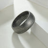 Wholesale Unisex Minimalist Geometric Distressed Stainless Steel Ring Jewelry
