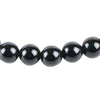 Wholesale Unisex Natural Black Agate And Alloy Accessories Bracelet With Tree Of Life Design And Baking Varnish Treatment