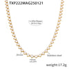 Wholesale Unisex Niche Electroplated Titanium Steel Chain Ferris Wheel 5A Zircon Jewelry Set Necklace Bracelet