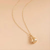 Wholesale Unisex Openable Fruit Design Diamondstudded Oildrip Copper Pendant Necklace With Electroplating