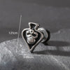 Wholesale Unisex Piercing Earrings Stainless Steel Cast Cross Punk Fashion Retro Polished