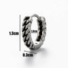 Wholesale Unisex Piercing Earrings Stainless Steel Cast Geometric Pattern Polished