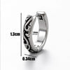 Wholesale Unisex Piercing Earrings Stainless Steel Cast Geometric Pattern Polished