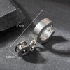 Wholesale Unisex Piercing Earrings Stainless Steel Cast Skull With Animal Zodiac Pattern Polished