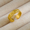 Wholesale Unisex Punk Geometric Ushaped Titanium Steel Electroplated Ring And Bracelet