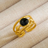 Wholesale Unisex Punk Geometric Ushaped Titanium Steel Electroplated Ring And Bracelet