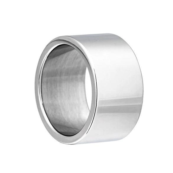 Wholesale Unisex Punk Trendy Titanium Steel Ring With Geometric Design And Electroplating