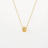 Wholesale Unisex Real Gold Plated Copper And Zircon Gourd Pendant Clavicle Chain Necklace Light Luxury Jewelry