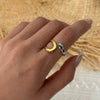 Wholesale Unisex Retro Geometric Stainless Steel Electroplated Rings