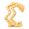 Wholesale Unisex Retro Minimalist Geometric Cshaped Copper Electroplated Ear Clips For Men And Women