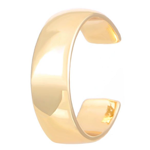 Wholesale Unisex Retro Minimalist Geometric Cshaped Copper Electroplated Ear Clips For Men And Women