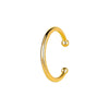 Wholesale Unisex Retro Minimalist Geometric Cshaped Copper Electroplated Ear Clips For Men And Women