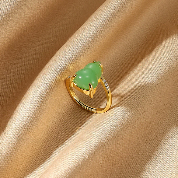 Wholesale Unisex Ring Copper 18K Gold Plated Geometric Irregular Set With Diamonds