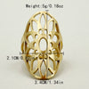 Wholesale Unisex Ring Stainless Steel Geometric Style Electroplating