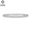 Wholesale Unisex S925 Silver Moissanite Geometric Sweet Style Inlaid Tennis Bracelet