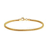 Wholesale Unisex Simple Geometric Silver Electroplated Dragon Bone Chain Woven Bracelet Jewelry