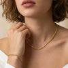 Wholesale Unisex Simple Geometric Silver Electroplated Dragon Bone Chain Woven Bracelet Jewelry