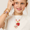 Wholesale Unisex Simple Heart Shape Copper Electroplated Pendant Pearl Clavicle Necklace