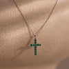 Wholesale Unisex Simple Heart Shape Cross Water Drop Pendant Paper Clip Necklace With String Of Pearls Chain Copper Electroplated Gold Color Retention