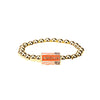 Wholesale Unisex Simple Letter Enamel Oil Dropping Metal Bead Multi Layer Stacked Bracelet
