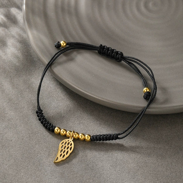 Wholesale Unisex Simple Niche Style Titanium Steel Electroplated Bracelet